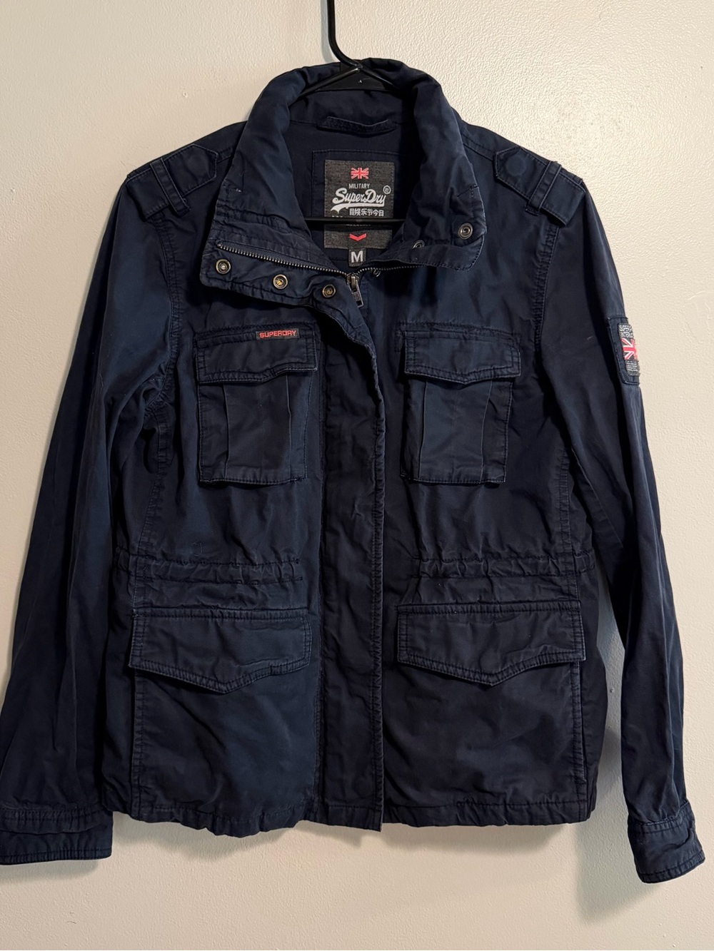 Superdry Men's Navy Military Field Jacket